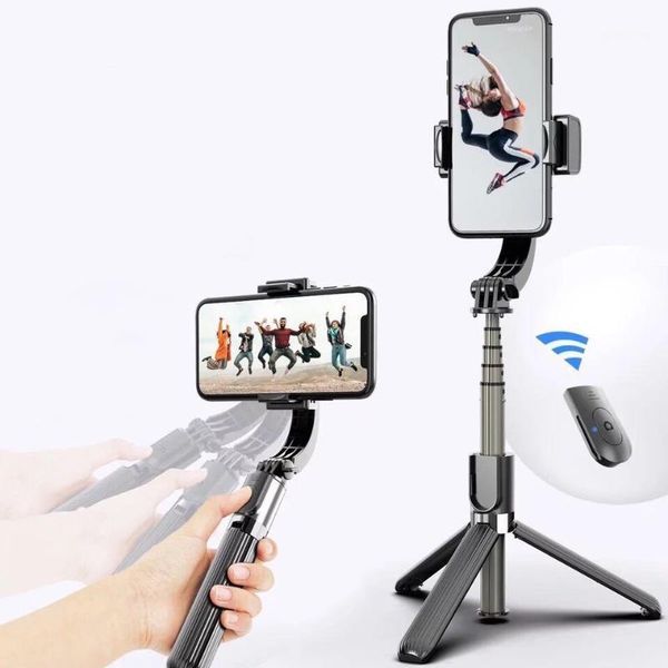 

selfie stick stabilizer tripod bluetooth remote control mobile phone camera video gimbal stand holder anti shake1