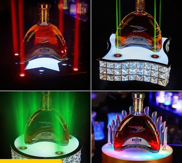 

tablewine racks 2021 luminous restaurant bar champagne red toe colorful ktv creative supplies led excitation whiskey stones holder