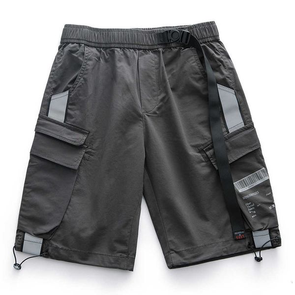 

men's shorts summer casual military cargo plus size knee length solid cotton tactical short pants men pantalon homme ly75 3ycm, White;black