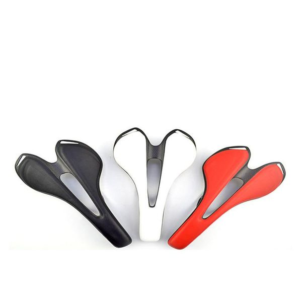 

bike saddles full carbon fiber mountain road saddle leather riding equipment