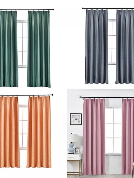 

curtain & drapes modern minimalist shade solid color shading curtains plain for bedroom living room