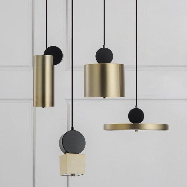 

pendant lamps nordic lustre pendente luminaria wood led lights hanging ceiling