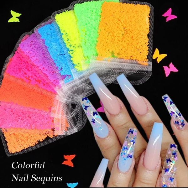 

nail art decorations holographic silver glitter laser star shape sequins sparkly flakes paillette diy slices accessories, Silver;gold