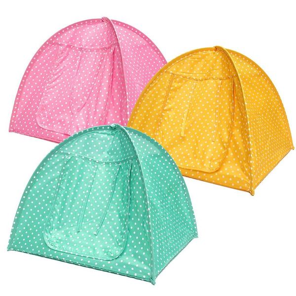

cat beds & furniture foldable pet tent playing bed house kitty camp waterproof outdoor dog kennel breathable anti-mosquito cats 3 color