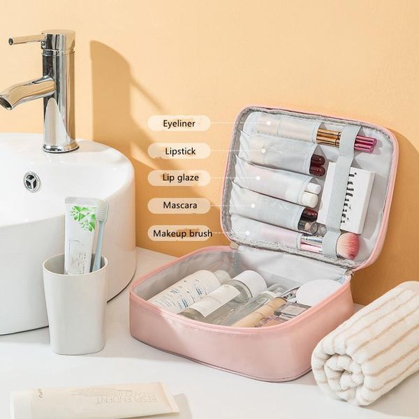 

cosmetic bags & cases cute cartoon bear large capacity women bag waterproof bathroom wash travel toilet makeup tool storage