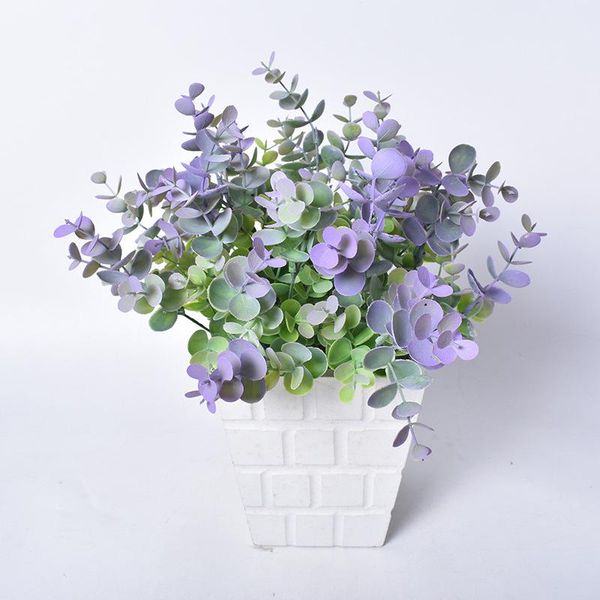 

decorative flowers & wreaths artificial plants bouquet creative simulation plastic shrubs ferns crassula office wedding holiday green decor