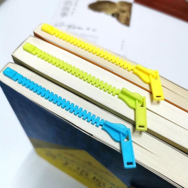 

bookmark creative zipper pp lovely small gift book clips binder bookmarks school stationery supply