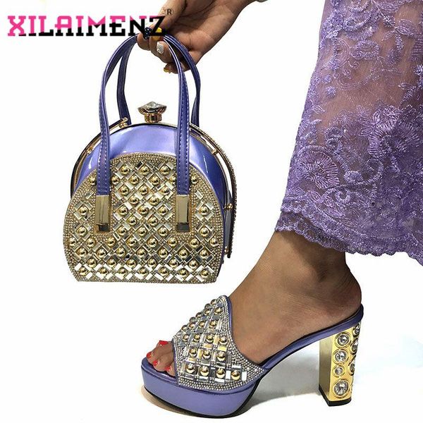 

special design summer style slippers and matching bag set fashion 10cm high heels shoes for wedding dress, Black