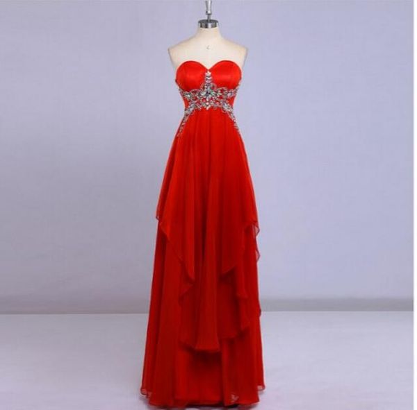 

bridesmaid dress long red pregnant formal party prom gown elegant crystal beaded sweetheart chiffon vestido de noiva 2021 dresses, White;pink