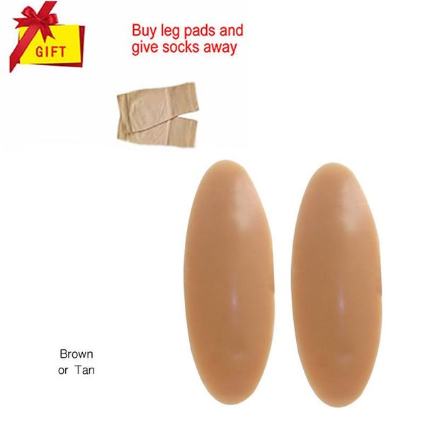 

silicone leg cover bent or thin calf pad body beauty self-adhesive women's g-strings, Black;white