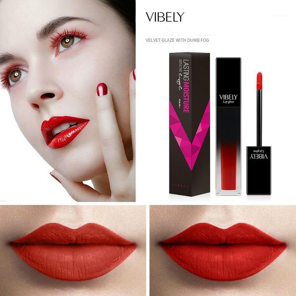 

colors matte clear lip gloss beauty glazed liquid lipstick fashion tint professional makeup six spaces store sell1