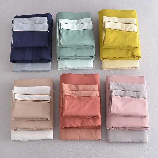 

british single zp six color bed four piece set