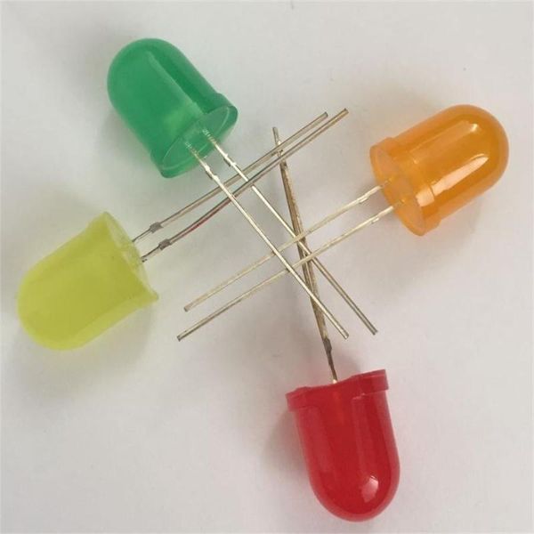 

light beads sample support diameter 8mm led 2pins through hole red /green/orange/yellow/blue light,10pcs/lot