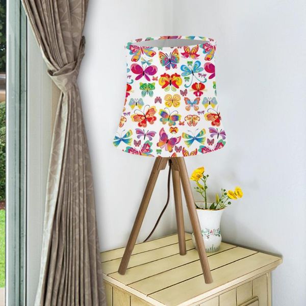 

lamp covers & shades print butterfly design lampshade for table textile fabrics modern wall shade pendant customize cover home bedroom
