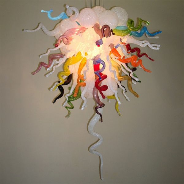 

modern living room chandelier pendant lamps 100% hand blown chandeliers light 28x36 inches for home bedroom decoration