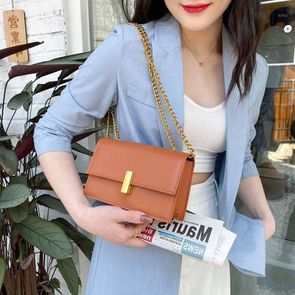 

evening bags chain fashion bag handbags women shoulder 2021 trendy diagonal lock underarm small square1