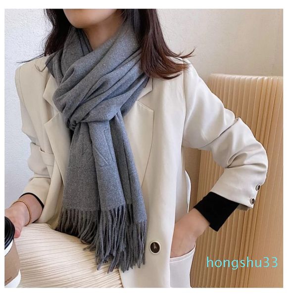 

8 colors luxury designers tassels brand cashmere jacquard scarf for women knit scarves fashion letters classic scarfs lapel head shawl plaid, Blue;gray
