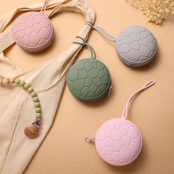 

pacifiers# baby silicone dustproof pacifier holder nipple storage box bpa infant portable soother container food grade