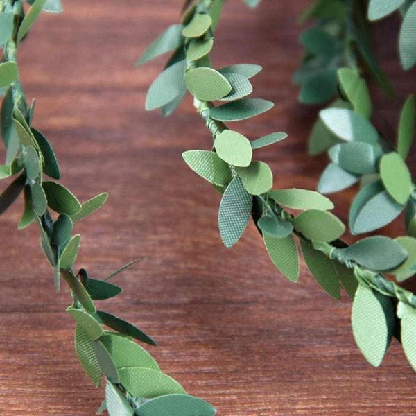

decorative flowers & wreaths 7.5m artificial ivy garland vivid vine rattan leaf for home garden decoration hanging party plants leaves diy g