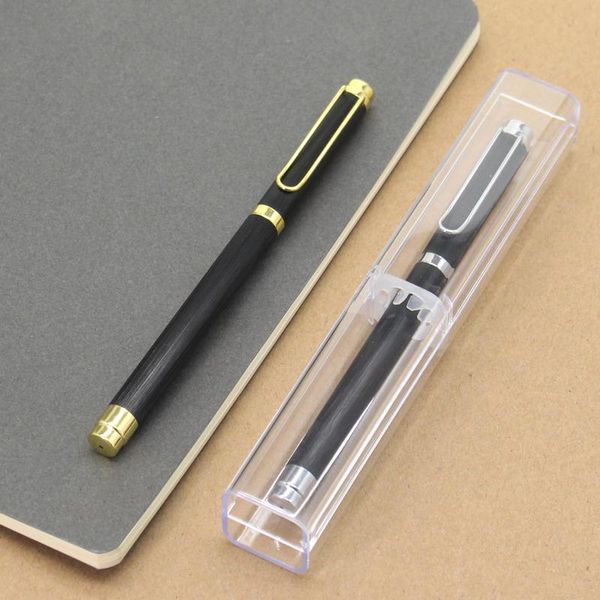 

gel pens truecolor metal 0.5mm black neutral pen student office signature