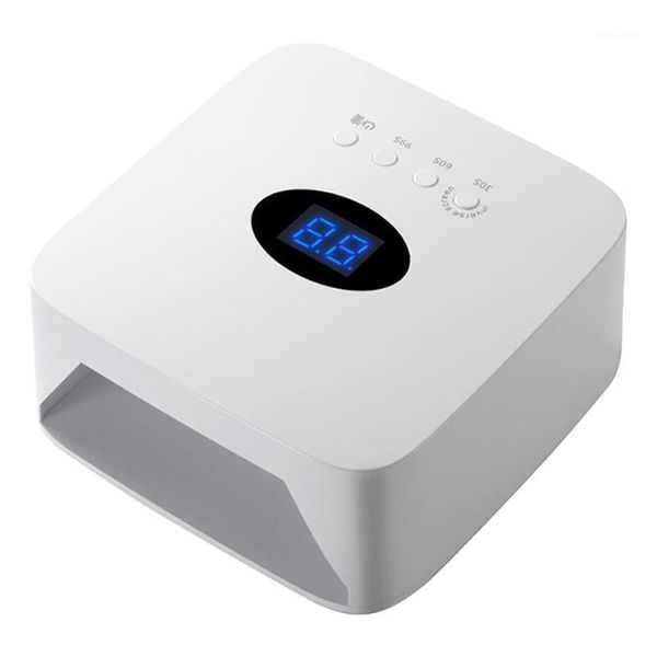 

rechargeable led nail dryer manicure lamp therapy machine quick drying wireless portable light 54w eu plug dryers1
