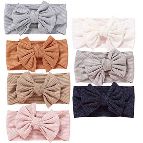 

hair accessories baby girl nylon headbands born infant toddler hairbands and bows child, Slivery;white