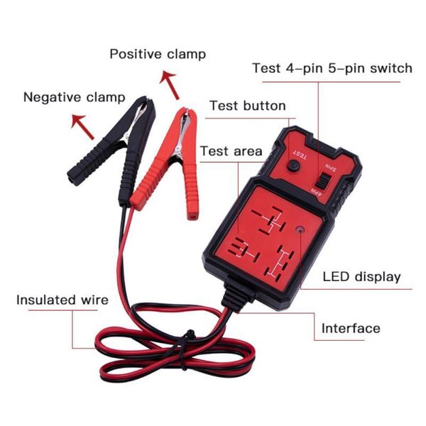

code readers & scan tools car tester reader 12v universal electronic automotive relay for auto battery checker