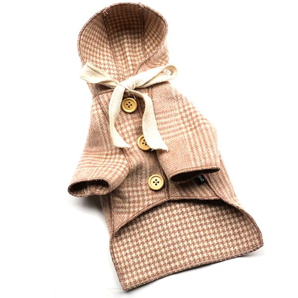 

dog apparel winter large small clothes for yorkies plaid dogs yorkov chihuahua cat coat
