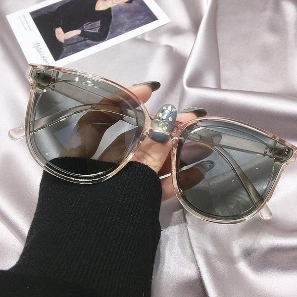 

sunglasses fashion large frame small face polarized, White;black