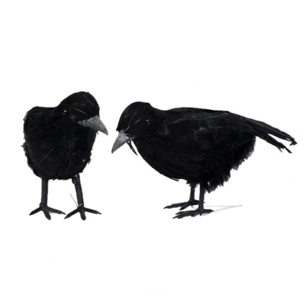 

party hats eco-friendly portable simulation birds halloween prop for home