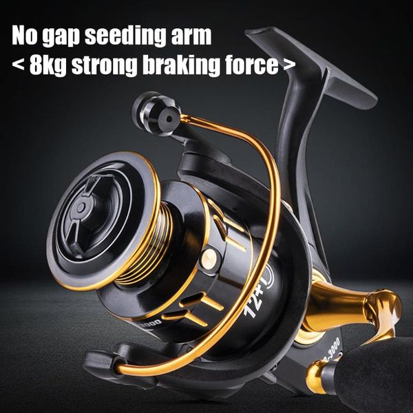 

baitcasting reels 1000-4000 metal fish reel replacement line spool ultralight 8kg max power fishing tackle lightweight tool