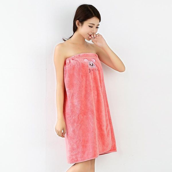 

towel coral velvet bow bath bathing skirt three piece wear bra