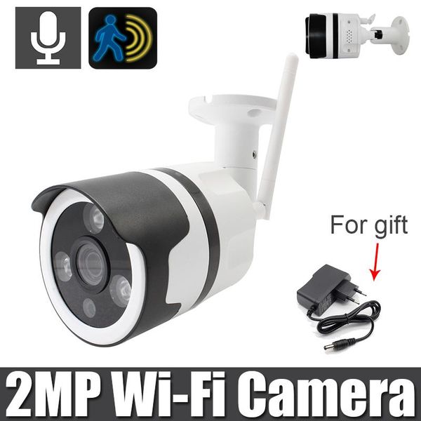 

wifi outdoor ip camera hd 1080p 720p waterproof 2mp 1mp wireless security metal two way audio tf card record p2p cameras
