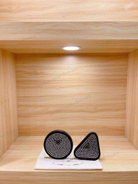 

mini triangle round cake coin purse designer handbags tote for women with brand