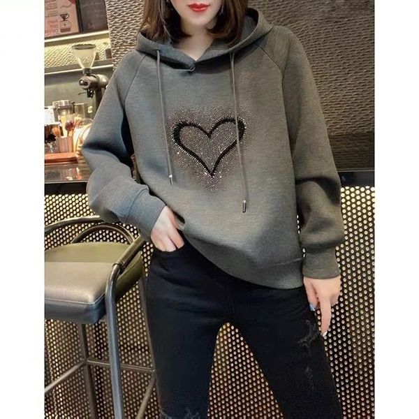 

women's jackets suéter corta com capuz cinza feminino, suéter casual para mulheres inverno h7p4, Black;brown