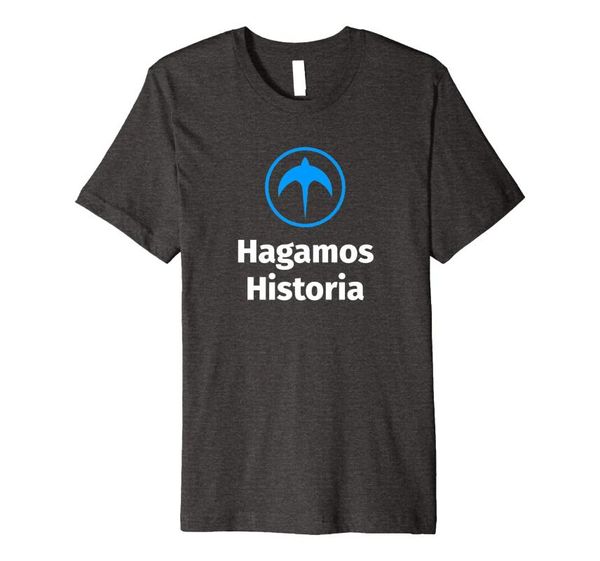 

men's t-shirts hagamos historia, nayib bukele presidente tshirt, White;black