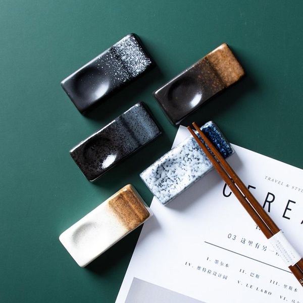 

chopsticks 1pc dual-purpose spoon and chopstick rest holder kitchen tableware decor diy home study pen stand supplies