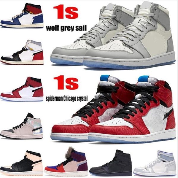 

jumpman 1 zoom racer blue obsidian fearless mens basketball shoes unc 1s turbo green chicago men women sport designer sneakers