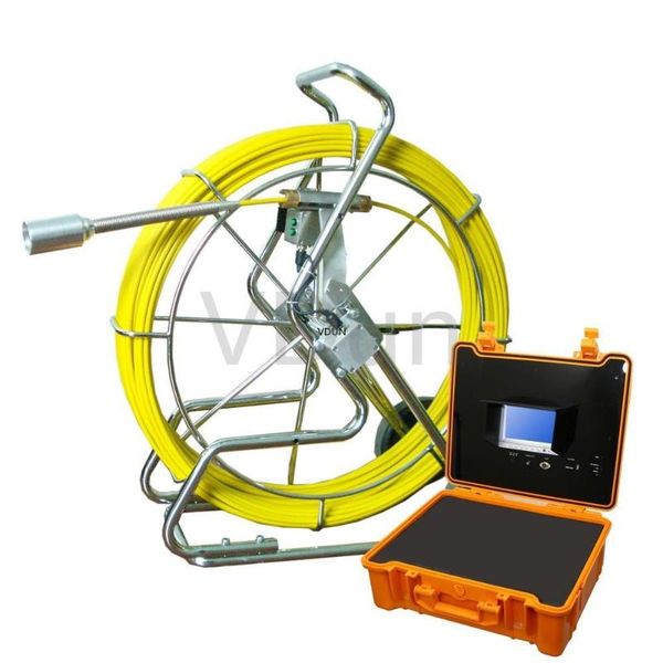 

cameras 60m industrial pipe video inspection system with 7inch lcd monitor / usb dvr function sewer/ drain cameras, vd-pc60l