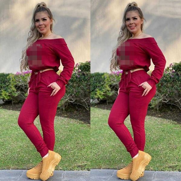 

women tracksuits printed 2 piece suits luxury designer sportwear running set, Gray