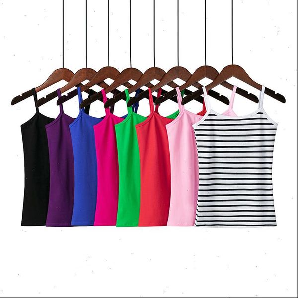 

womens camis xs 3xl spaghetti strap cami women fitness cotton tank spring summer singlet vest stretch undershirt camisole streetwear, White