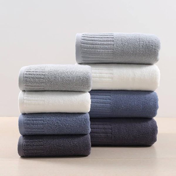 

towel fashion solid color household face thickening large cotton soft absorbent towels