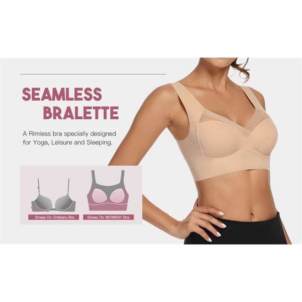 

seamless bra push up bralette underwear bras for women cooling gathers shock-proof female intimate comfortable bra 211110, Red;black