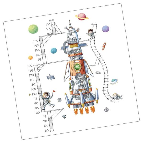 

wall stickers 1pc astronaut pattern sticker spaceship decoration mural diy decal