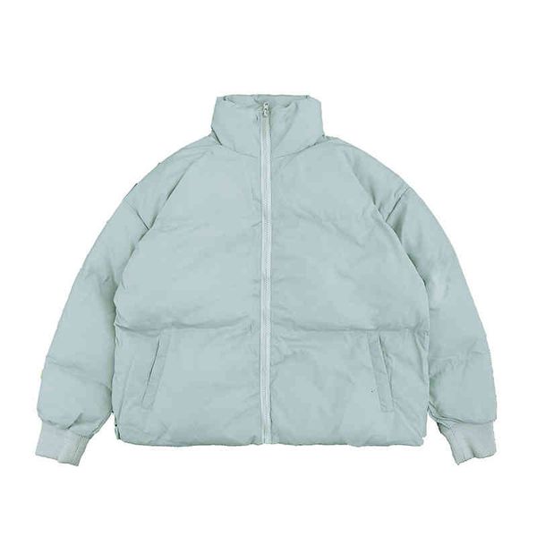 

men's down & parkas autumn and winter national fashion solid color cotton clothes thickened jacket loose 9kwk, Black