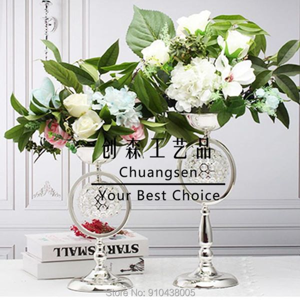 

party decoration gold candle holder fashion iron candlestick birthday decorations flower stand,christmas deco vase wedding centerpiece
