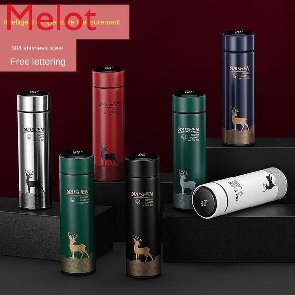 

smart insulation cup portable creative personalized trend large capacity simple tea water bottles