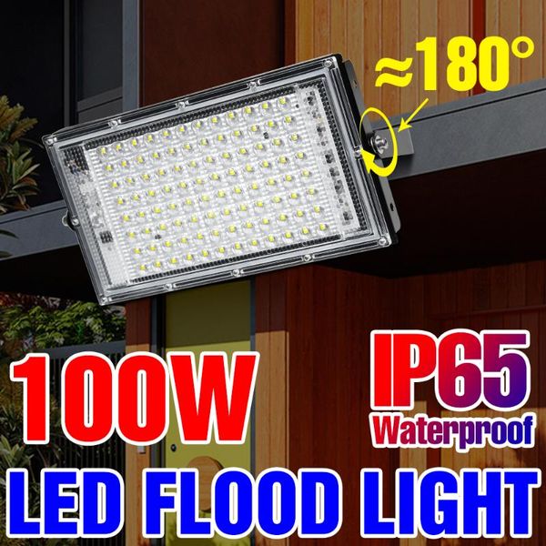 

floodlights led street wall lamp 220v flood light ip65 waterproof projector bulb spotlight 50w 100w for outdoor lighting 2835 floodlight