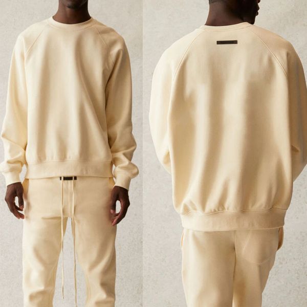 

2021 ss quality fashion cotton soft men hoodie pullover letter oversize causal sleeve famous designer o neck popular regular cool streetwear, Black