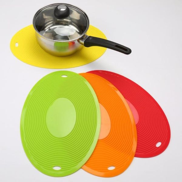 

silicone trivet mats 12'' x 8''- pads non-slip trivets &
